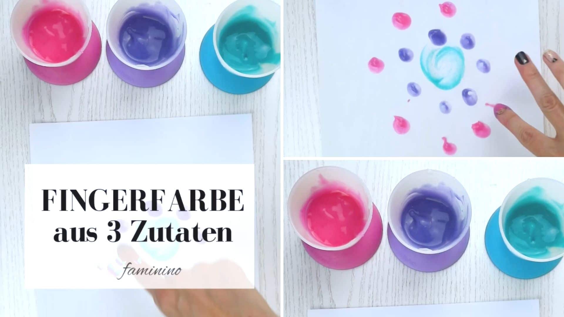 fingerfarbe baby selber machen