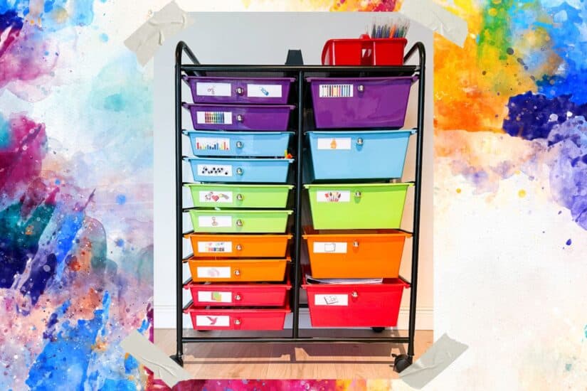 Mit dem Bastelwagen das kreative Chaos in den Griff bekommen