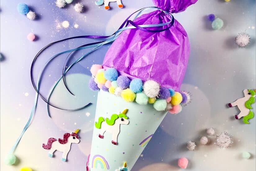 Einhorn Schultüte basteln: Zauberhafte DIY-Anleitung