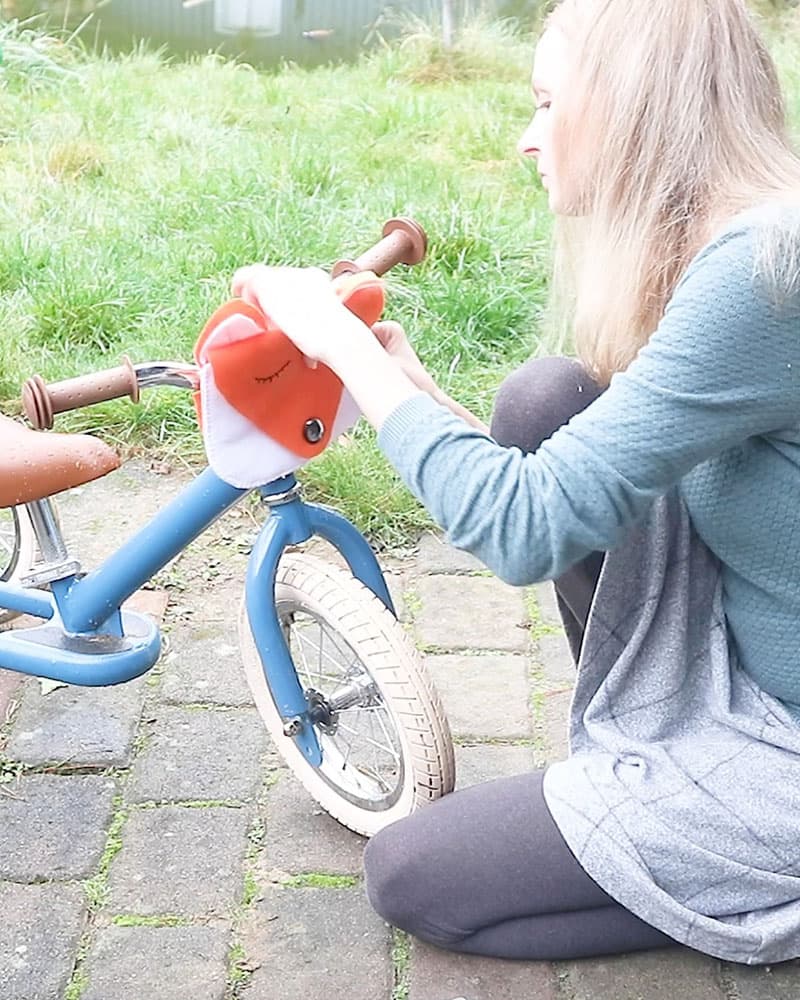 Fahrradtasche Nähanleitung fertig