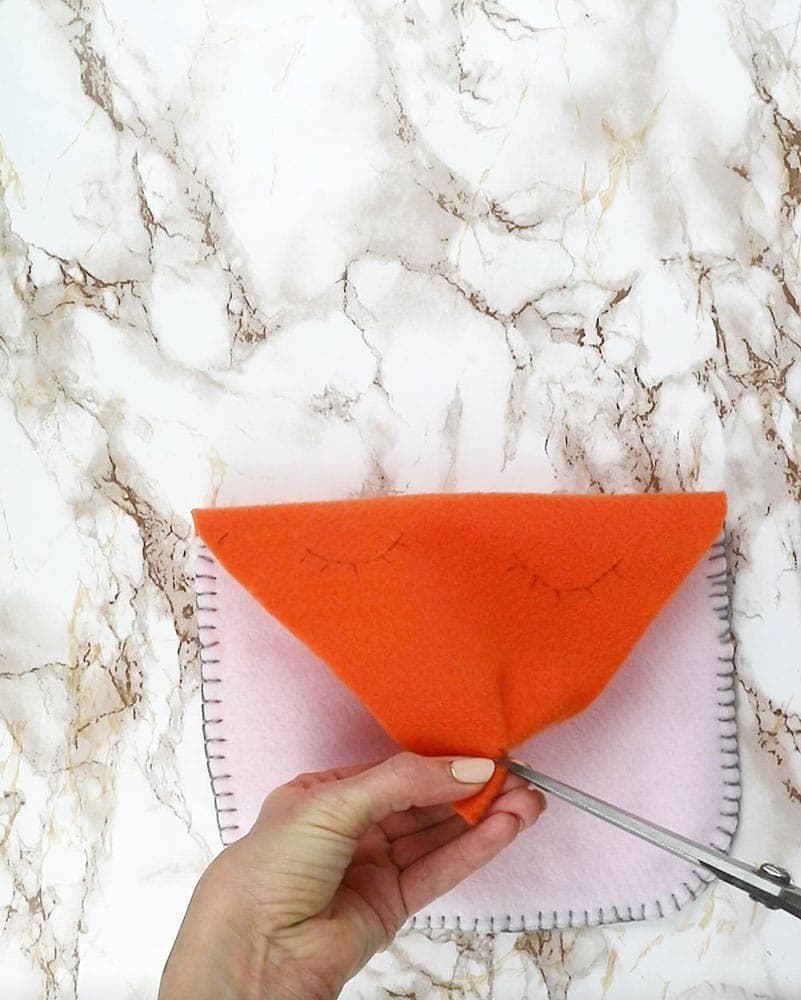 Fahrradtasche Nähanleitung Knopfloch