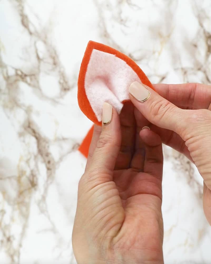 Fahrradtasche Nähanleitung Ohr zusammendrücken