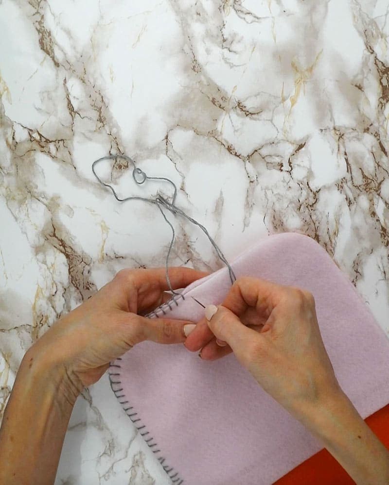 Fahrradtasche Nähanleitung zusammennähen