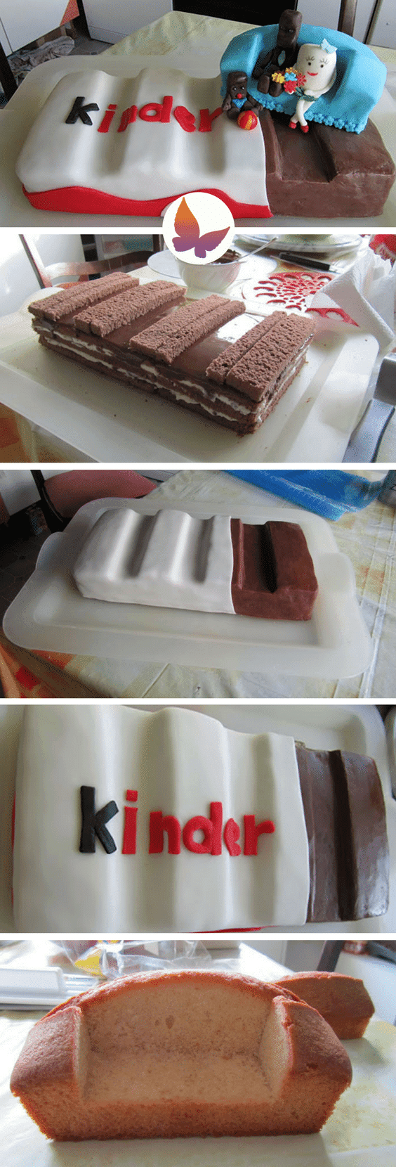 Kinder-Riegel-Torte Schritt für Schritt Anleitung
