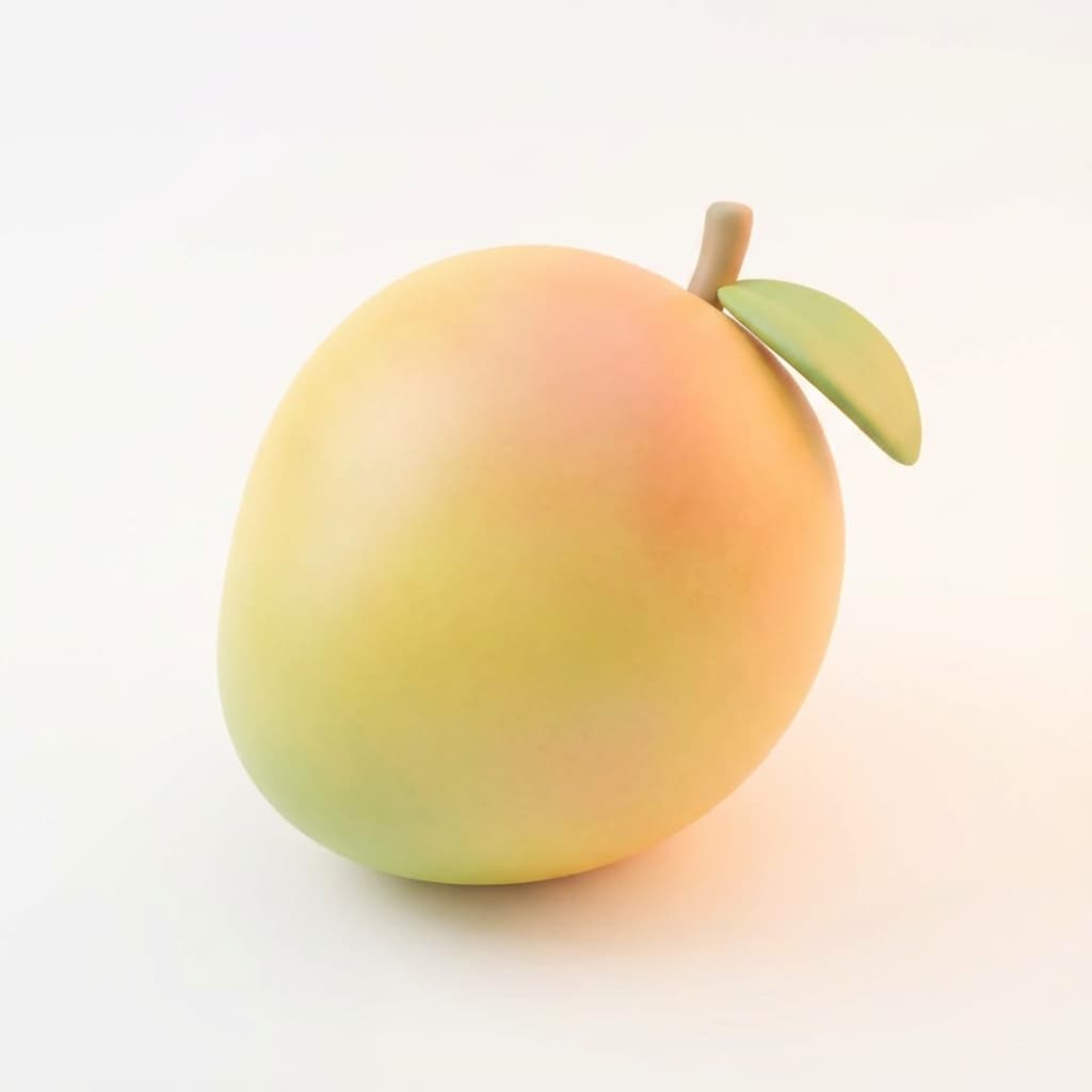 So groß wie ein Mango