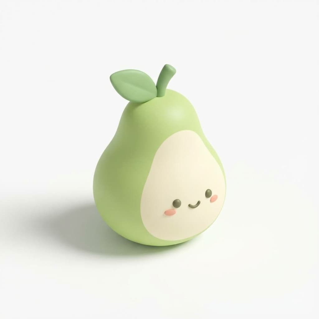 So groß wie ein Birne