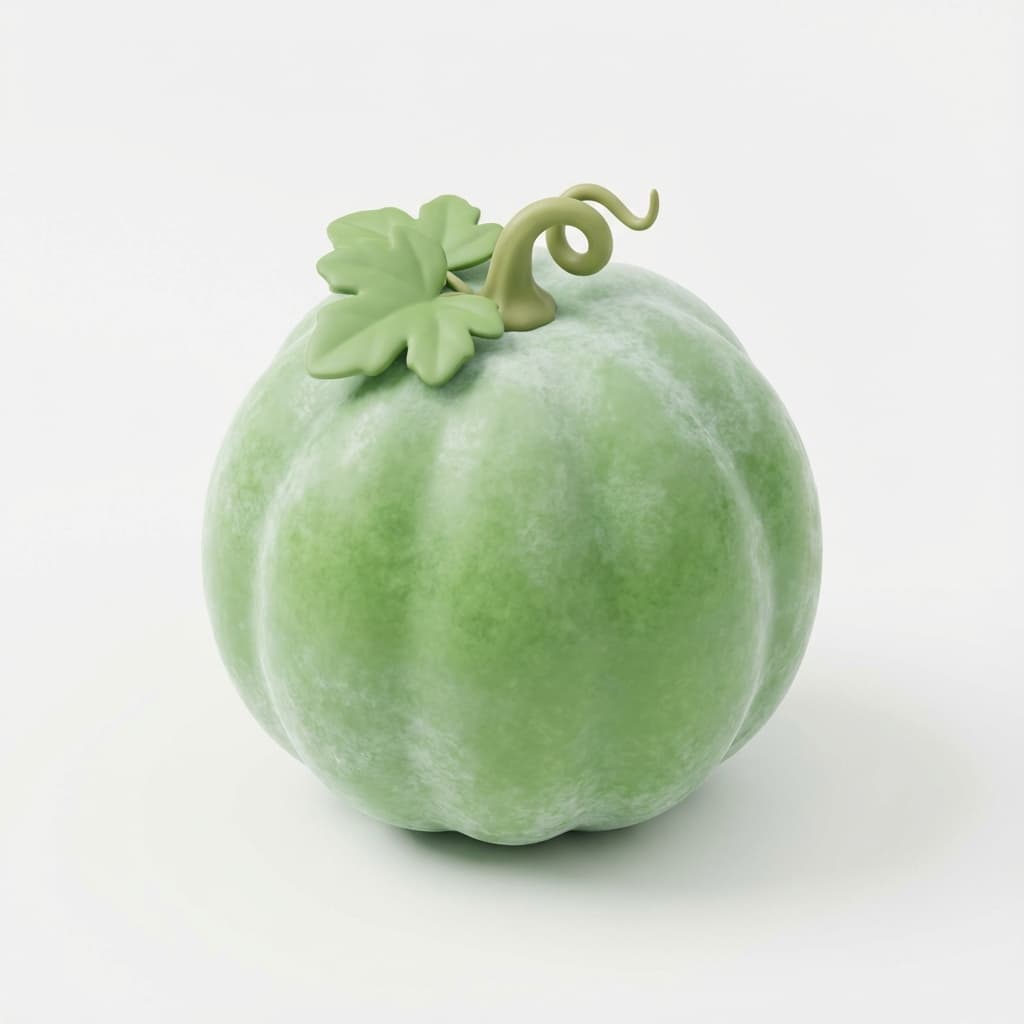 So groß wie ein Wintermelone