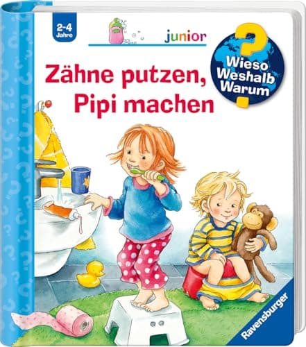 Wieso? Weshalb? Warum? junior, Band 52 - Zähne putzen, Pipi machen (Sachbuch ab 2 Jahre - mit Klappen) (junior, 52)