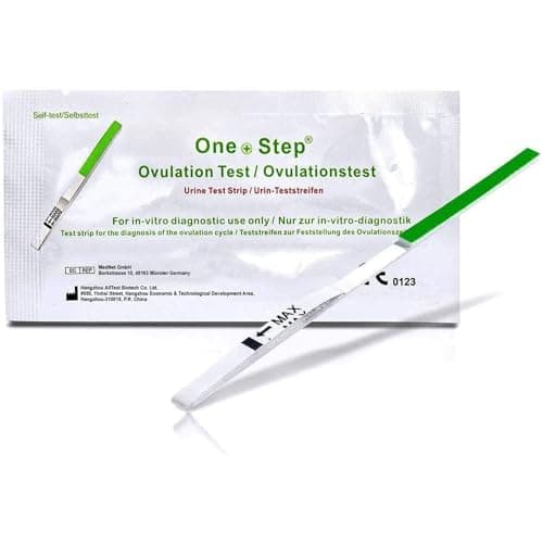 50 Stück One Step Ovulationstest mit optimaler Sensitivität 20 miu/ml - Fruchtbarkeitstest für Frauen - Ovulationstests für Eisprung bei Kinderwunsch - Urinteststreifen schwanger werden