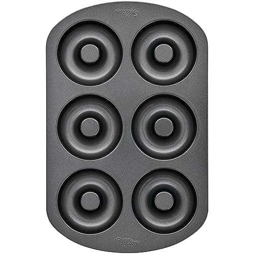 Wilton Donut-Backform, Antihaft, Groß, 6 Vertiefungen