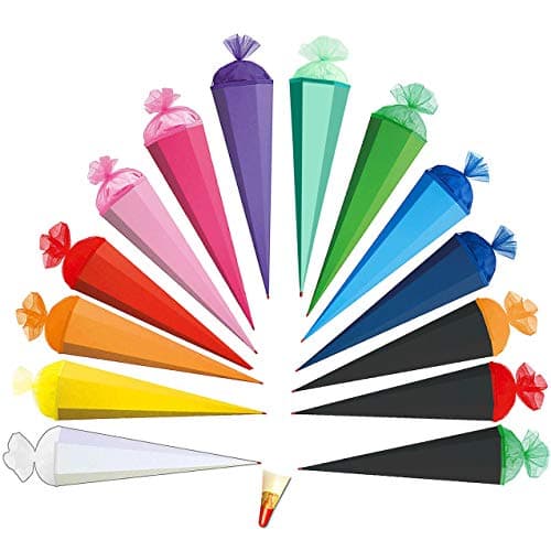 alles-meine.de GmbH Schultüte - einfarbig - Rohling/Bastelschultüte freie Farb - und Größenwahl 35 cm bis 100 cm - Zuckertüte - zum Basteln, Bemalen und Bekleben - 35 50 70..