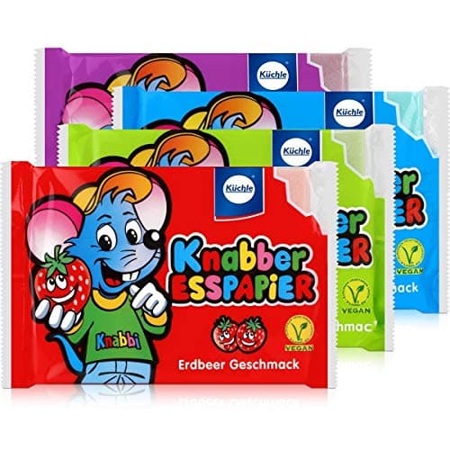 Küchle Knabber Esspapier 4-farbig 100g - Verschiedene Geschmäcker