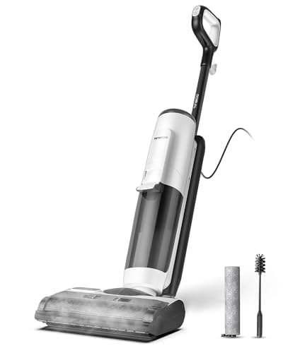 Tineco Floor ONE S5 STEAM Smart Nass-Trocken-Staubsauger, Nass Trockensauger mit LED Anzeige iLoop Selbstreinigung Wischsauger Dampfreiniger für Hartböden, Klebrige Verschmutzungen