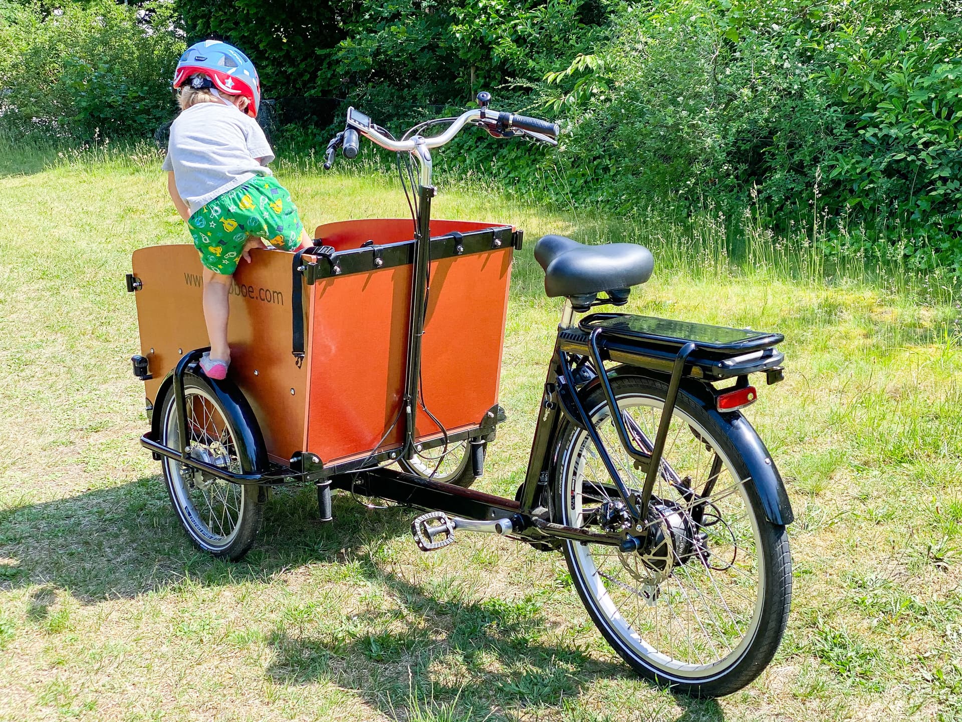 babboe big-e einsteigen