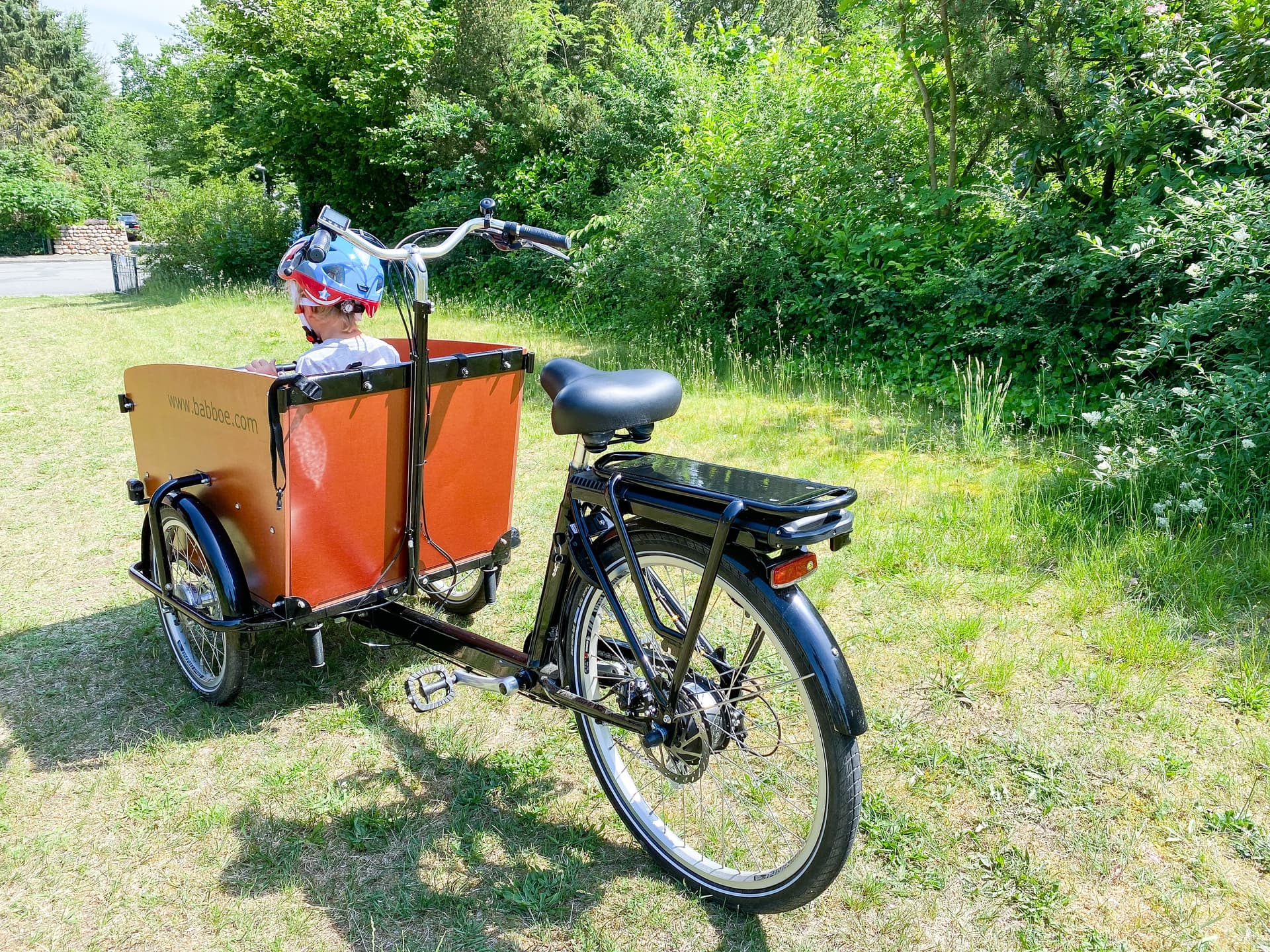 babboe big-e sitzen
