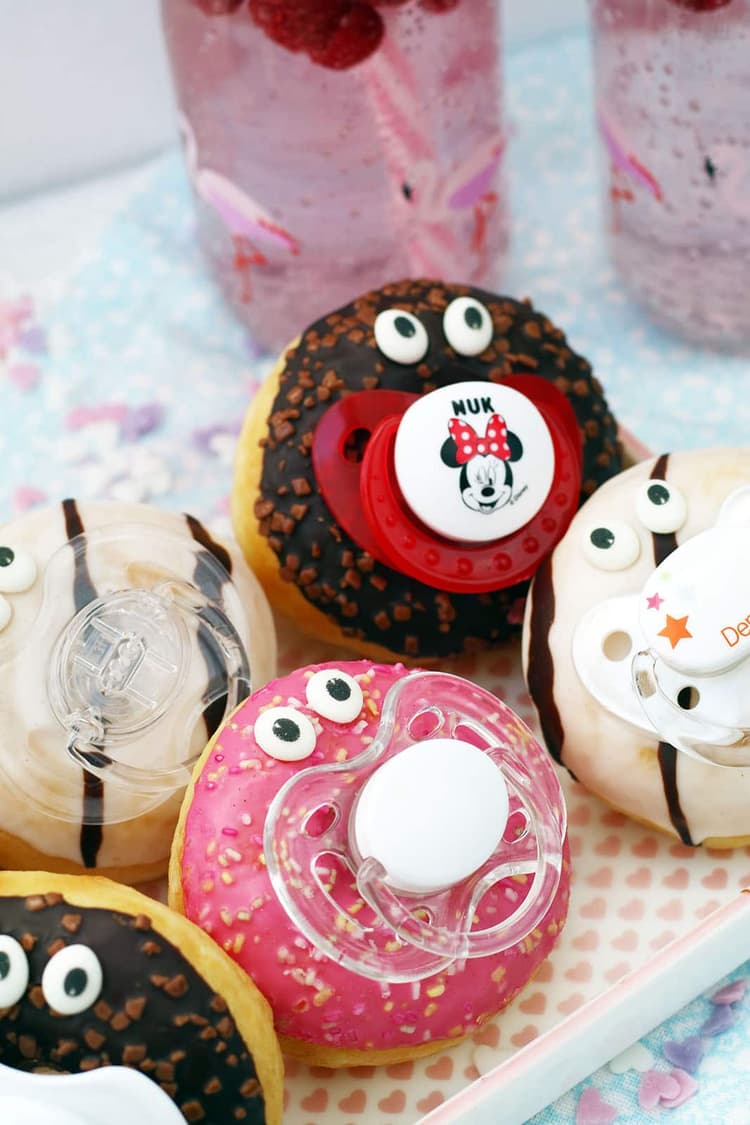babyparty essen donuts