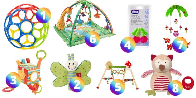 Babyspielzeug ab 3, 4 und 5 Monate: Unsere 8 Favoriten