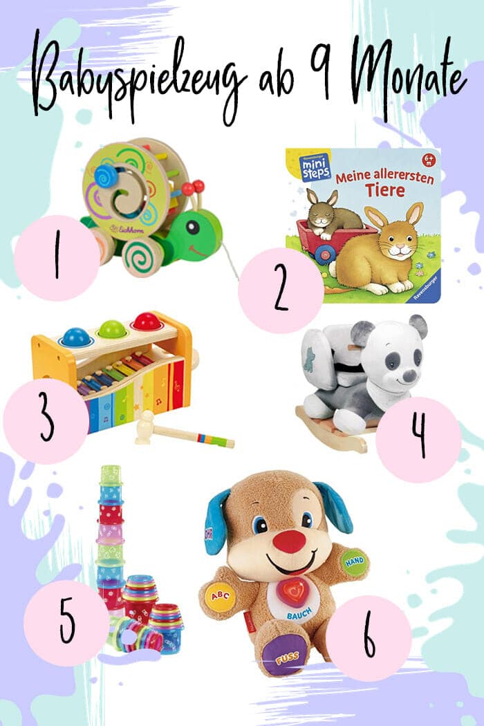 Die besten Babyspielzeuge ab 9, 10 und 11 Monate