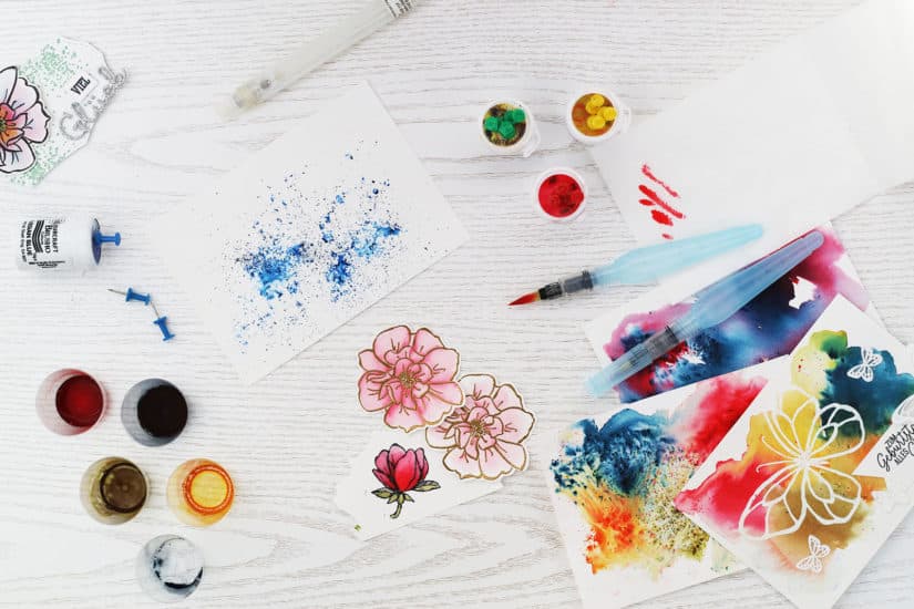 Brusho Pigmentfarben: Techniken, Tipps & Tricks fürs Malen