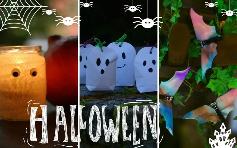 Halloween basteln mit Kindern: Gruselige Deko & Ideen