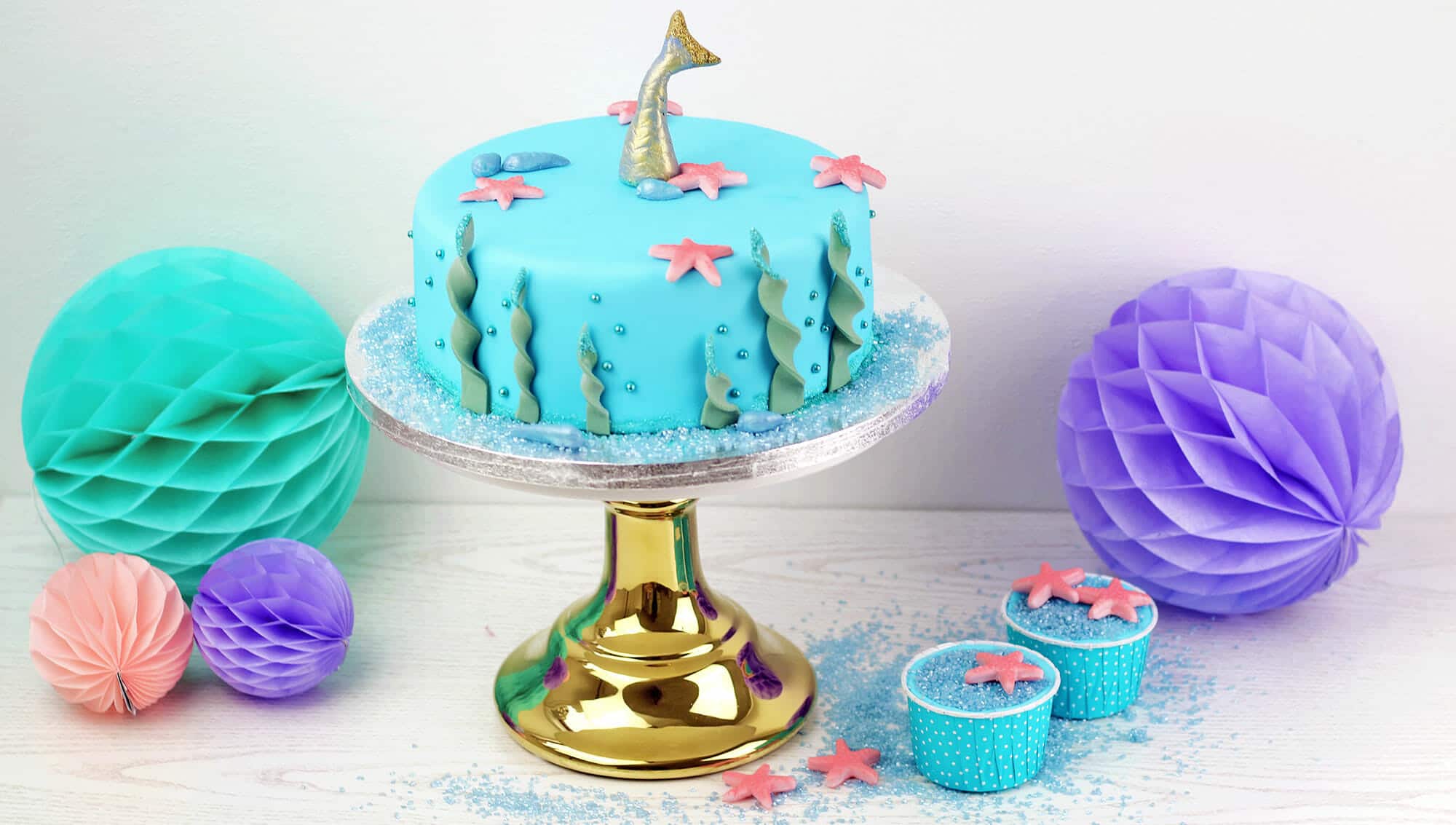 meerjungfrauen geburtstag torte