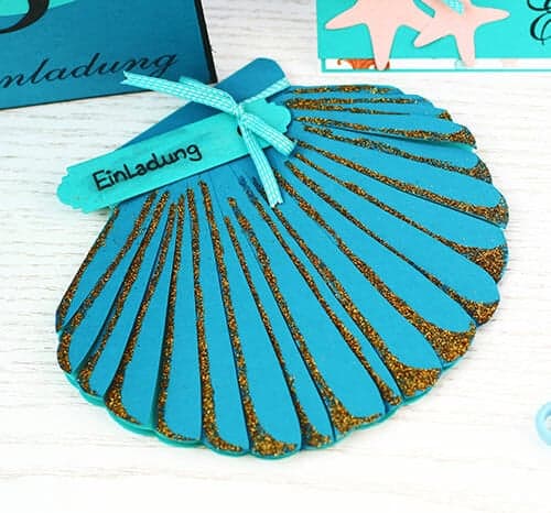 meerjungfrauen karte muschel