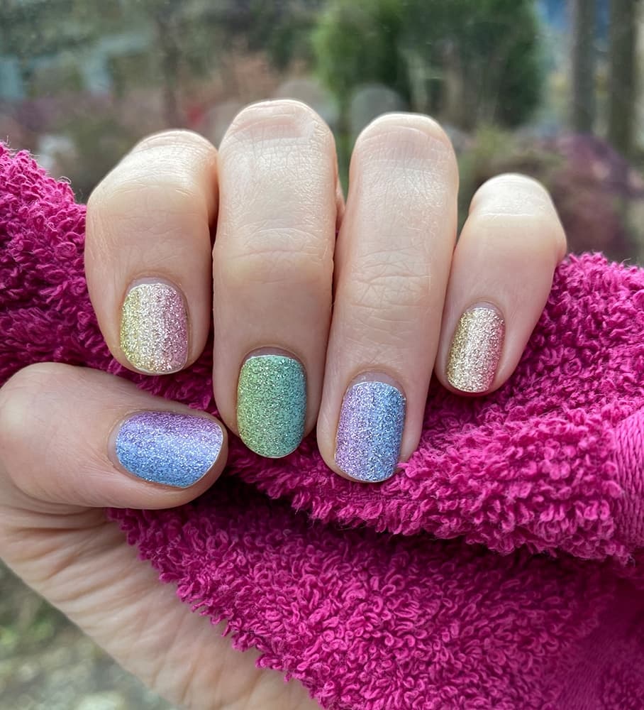 nagelfolie personail regenbogen