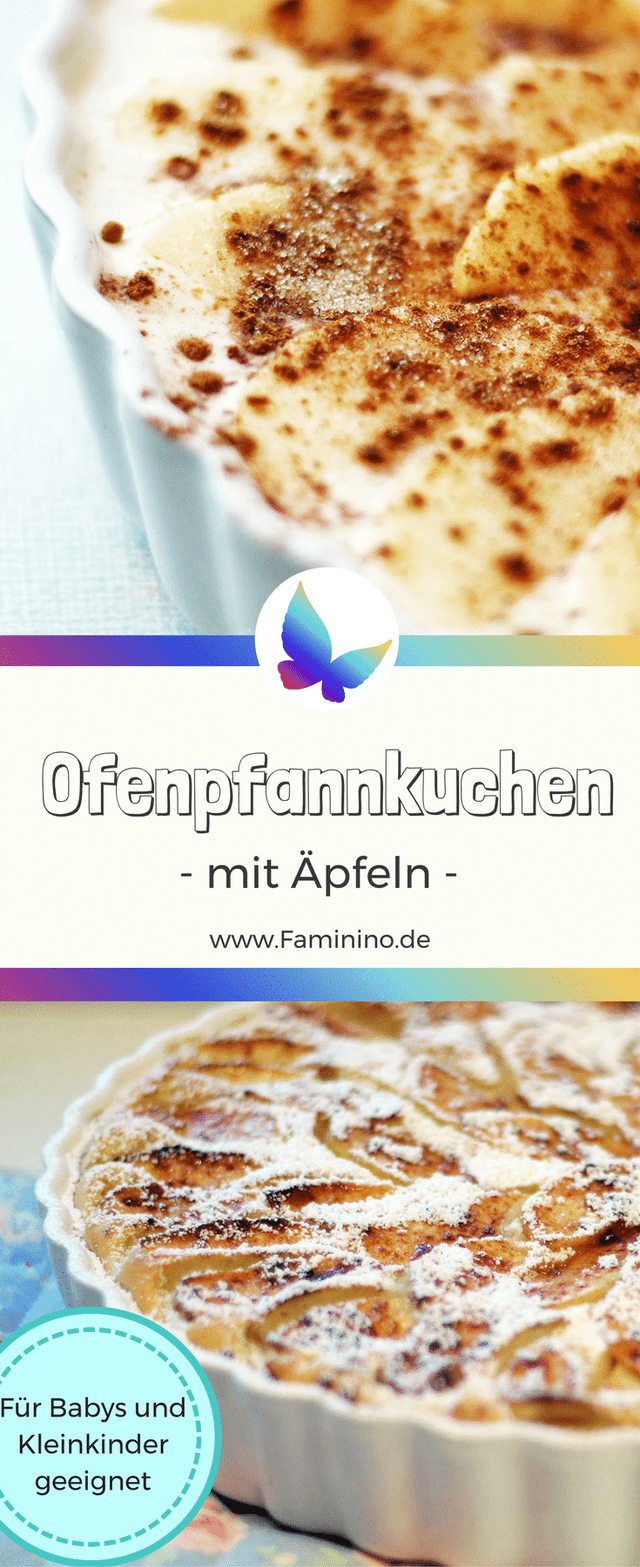 Ofenpfannkuchen mit Äpfeln für Babys und Kleinkinder – BLW geeignet