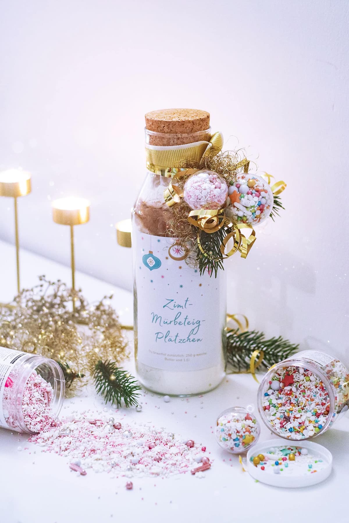 Plätzchen Backmischung im Glas selber machen