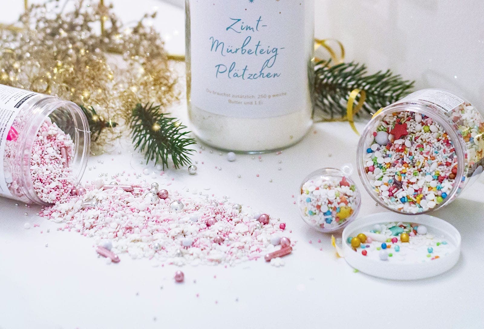 Plätzchen Backmischung mit Super Streuseln