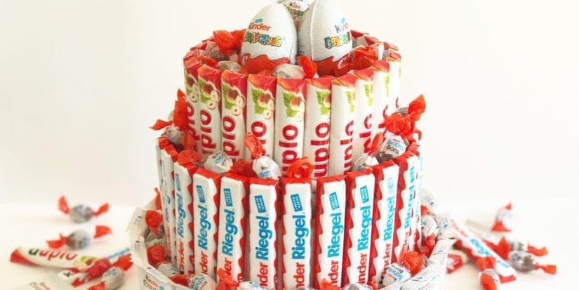 Riesen Kinder-Riegel-Torte: Rezepte und Dekorieranleitung