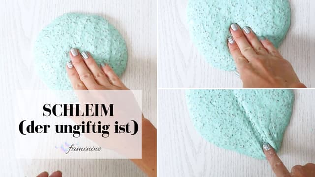 essbarer schleim ohne kleber