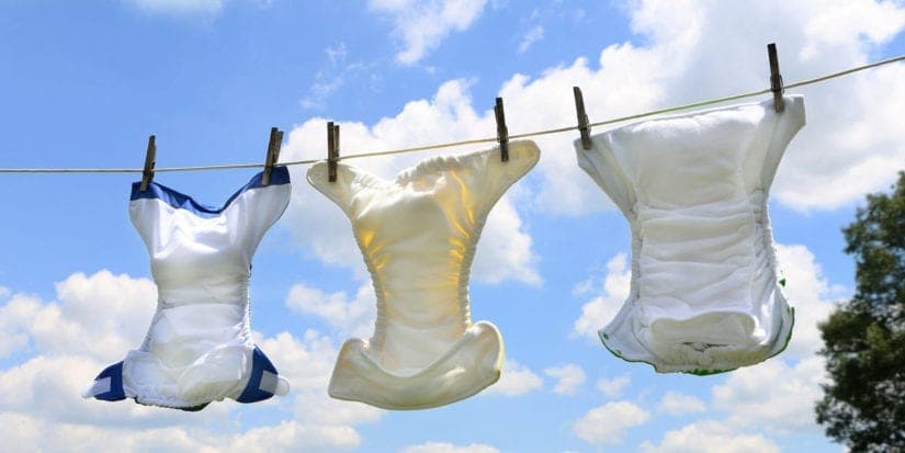 Stoffwindeln waschen, trocknen und lagern: So machen wir es!