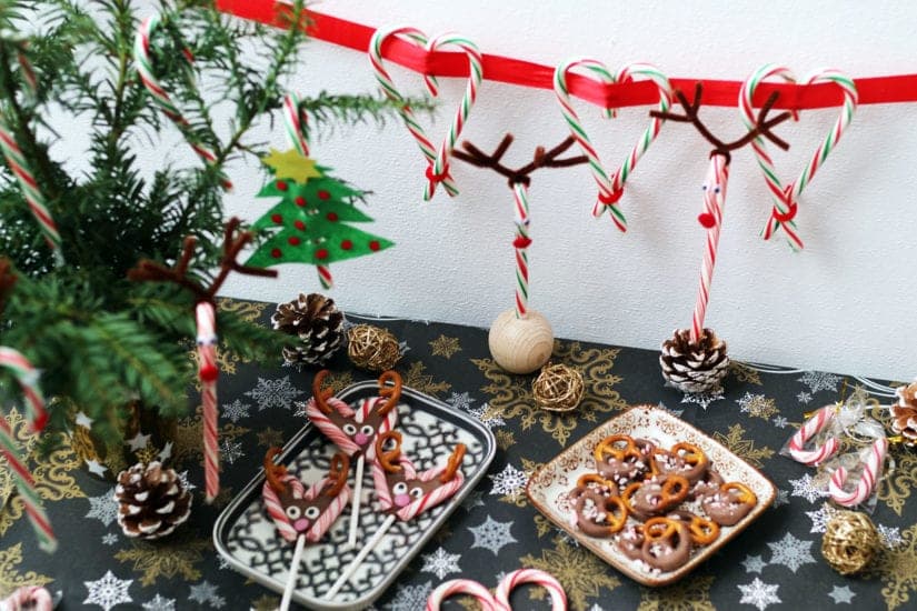 Zuckerstangen-Deko: Last-Minute-Ideen für Weihnachten