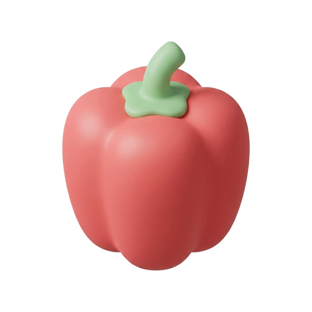 So groß wie ein Paprika