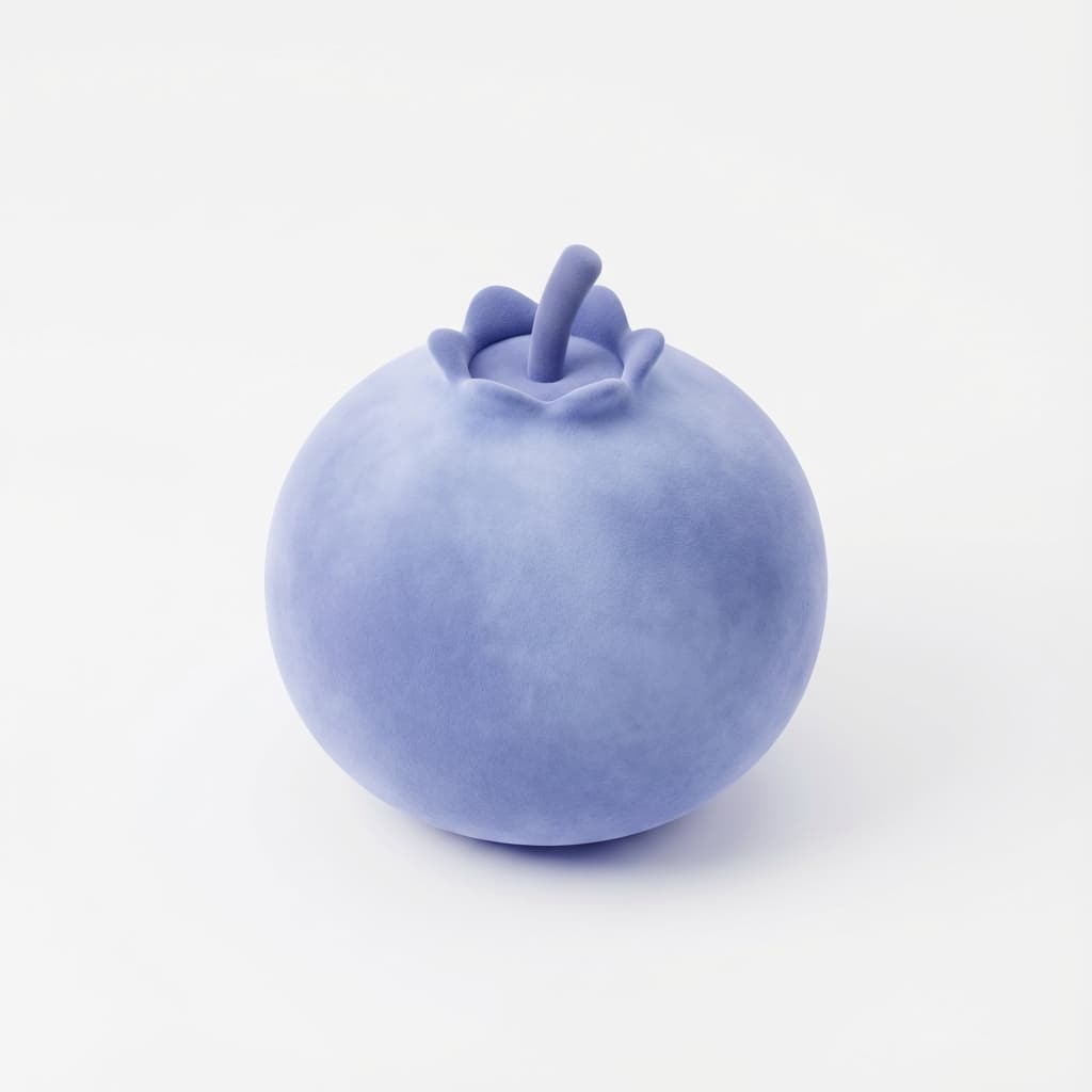 So groß wie ein Blaubeere