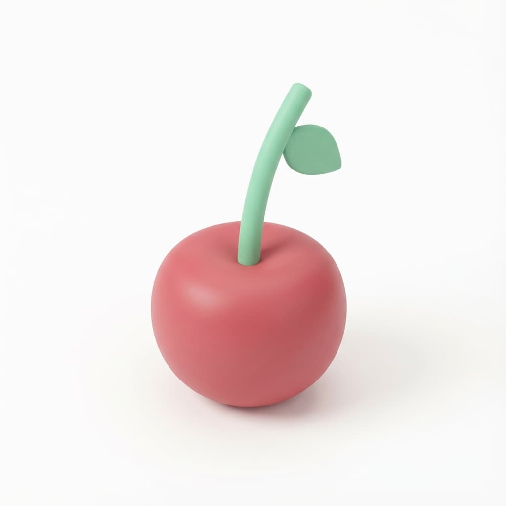 So groß wie ein Kirsche