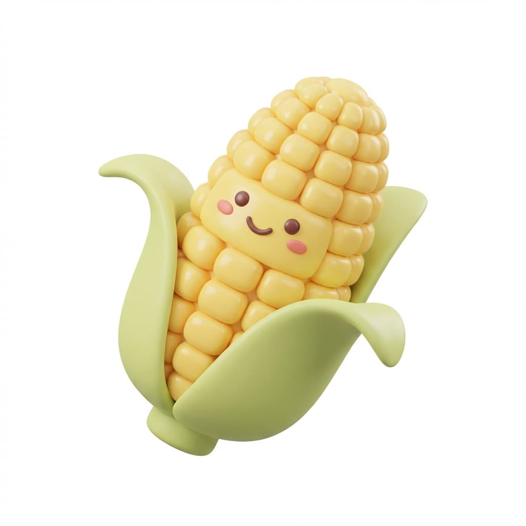 So groß wie ein Maiskolben