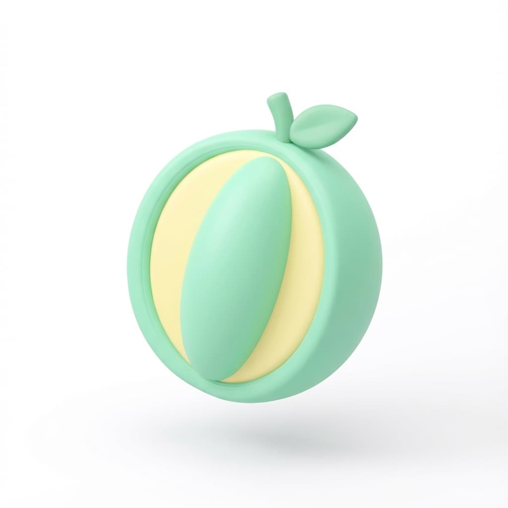 So groß wie ein Honigmelone