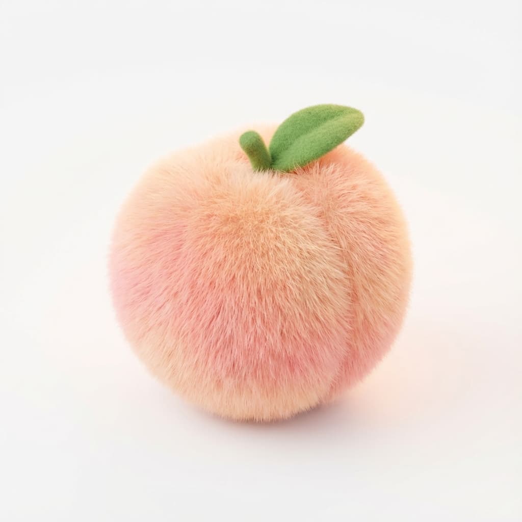 So groß wie ein Pfirsich