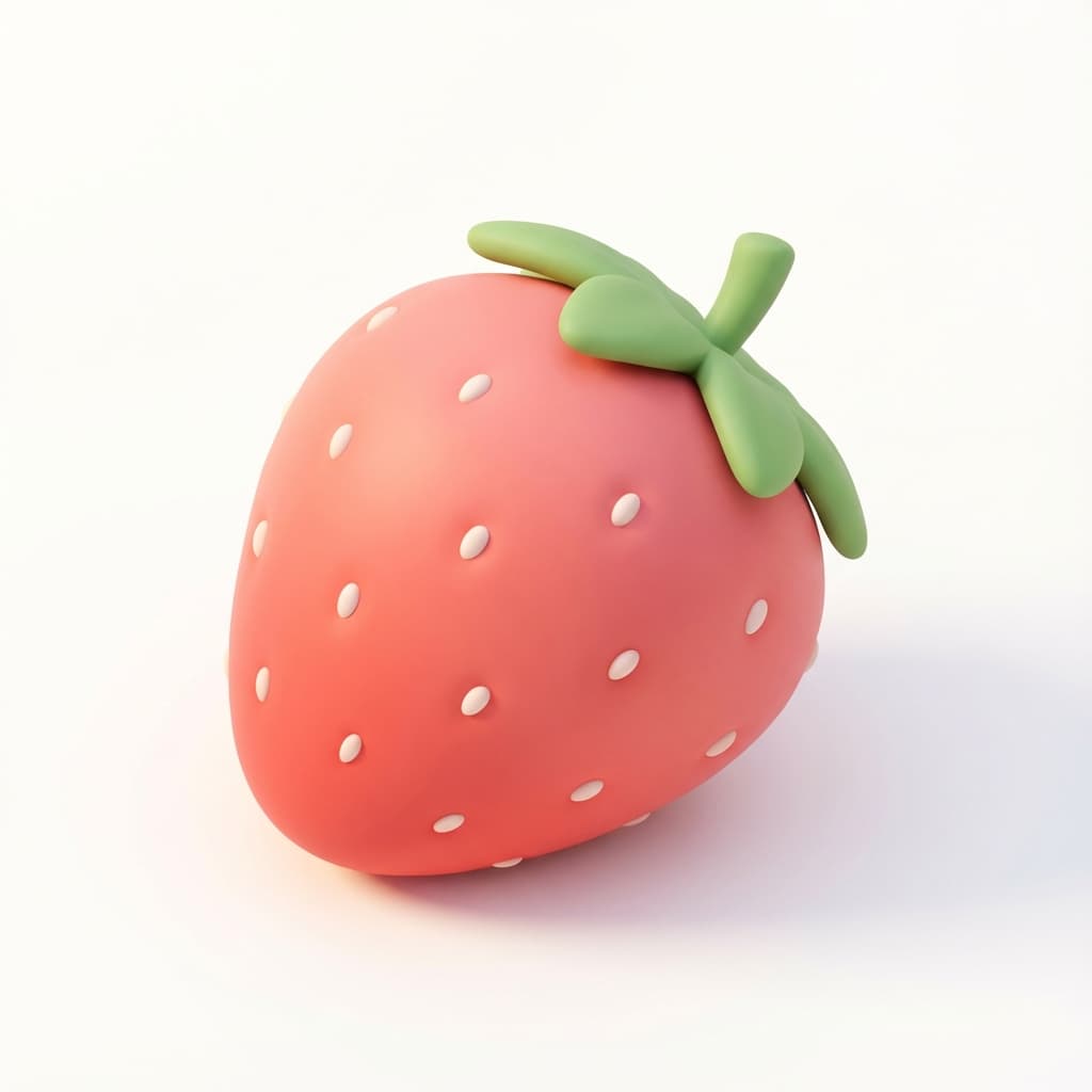 So groß wie eine Erdbeere