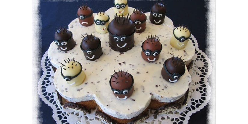 Mohrenkopf-Torte "Minions"