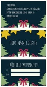 backmischung im glas cookies weihnachten