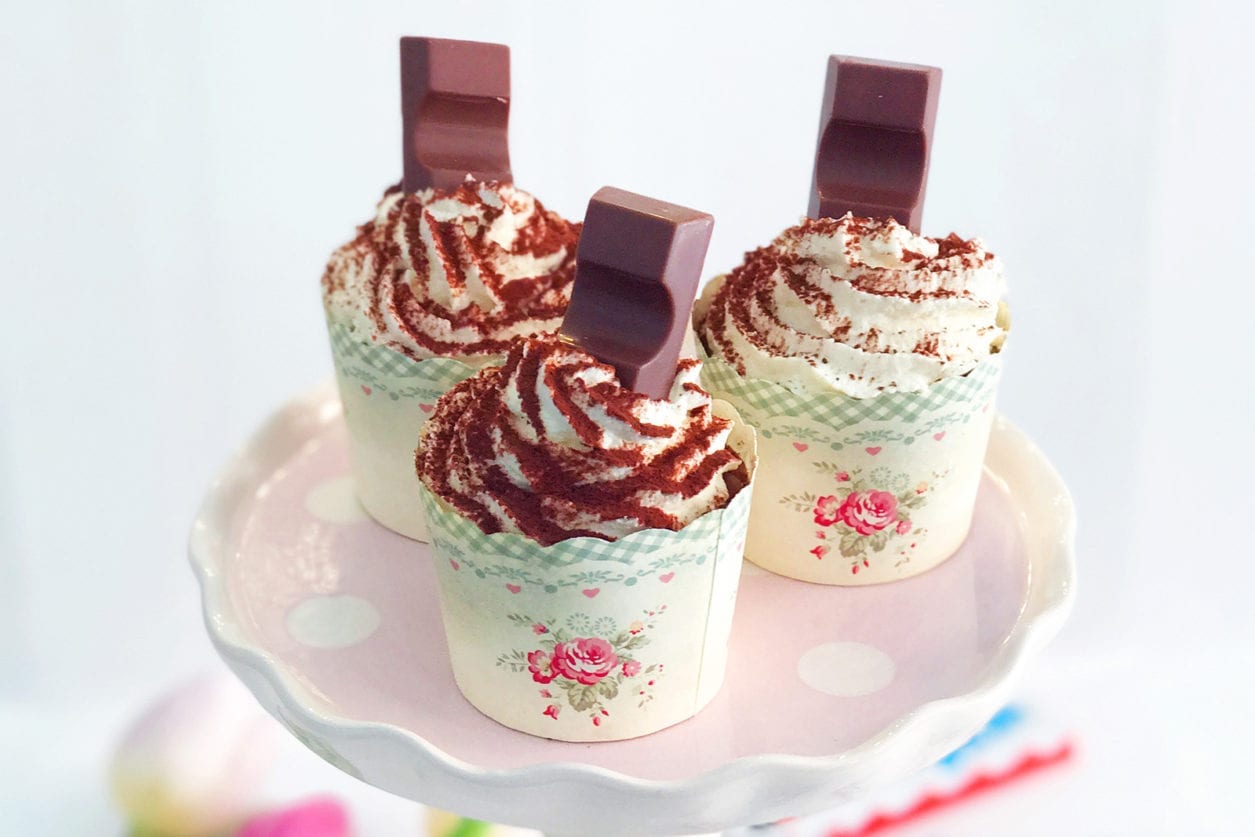 Rezept für blitzschnelle Kinderriegel Cupcakes