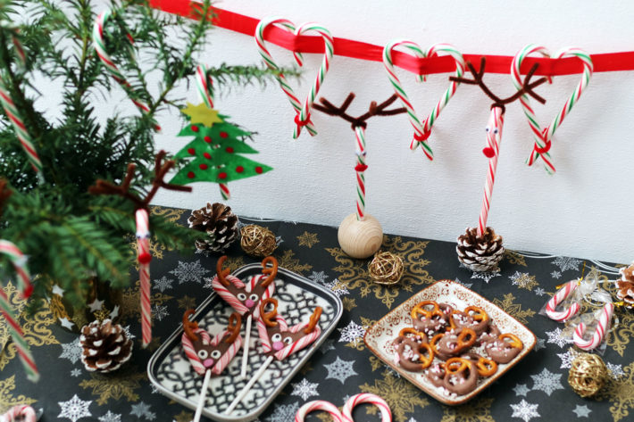 zuckerstangen deko weihnachten